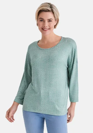 STOOKER WOMEN 3/4-Arm-Shirt "CARLY T-Shirt 3/4-Arm" Loose Fit Shirt Rundhals 3/4 Arm für Damen