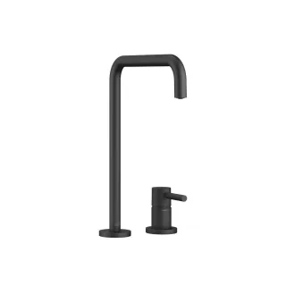 Dornbracht Zweilochbatterie mit Einzelrosetten META SQUARE 32815861 Schwarz matt 32815861-33