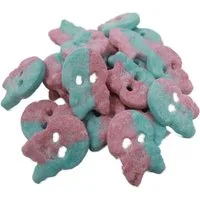 Fruchtgummi Bären & Co. Süßigkeit, Fruchtgummi saure Totenköpfe Bubblegum Skulls aus Schaumzucker 175g