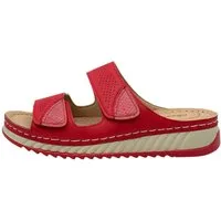 Nowaland Bequeme Damen-Pantoletten mit verstellbarem Riemen und Keilabsatz Pantolette atmungsaktiv, weiche Innensohle, ideal für Alltag & Komfort