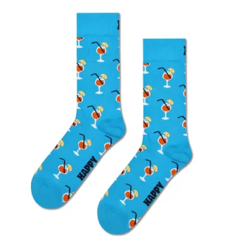 happy socks - Orange Spritz Sock Grün - Gr. - 38