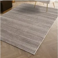 Carpetilla Teppich Teppich Elegance Wohnzimmer, Schlafzimmer, Teppich Wohnzimmer 3D effekt Boho Einfarbig hoch-tief Bordüre