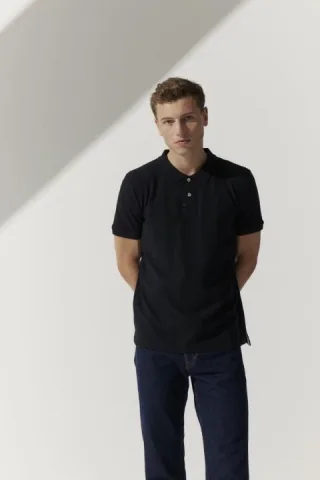 BASEFIELD - Polo Shirt 1/2 Arm night blue - Gr. - XXL