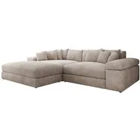 Luxusbetten24 Sofa Designer Sofa Bernardo, mit breiter Ottomane