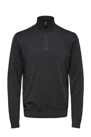 GBDieses T-Shirt für Damen von SELECTED HOMME ist aus Baumwolle gefertigt. Das Modell hat einen schönen Schnitt und lange Beine. Das Kleidungsstück ist mit einem Reißverschluss versehen. Details zu diesem Kleidungsstück: Stijlnaam: SLHBERGfijn gebrei