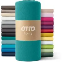 OTTO home Spannbettlaken PAPRIKA, Microfaser-Jersey, Gummizug: rundum, (1 Stück), Bettlaken Laken in zwei Qualitäten: Fleece & Jersey, schnelltrocknend
