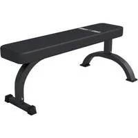 GORILLA SPORTS Hantelbank Flachbank Massiv Schwarz, (1-tlg)