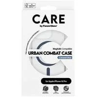 Urban Combat Case, Handyhülle transparent/blau, iPhone 16 Pro, MagSafe