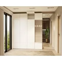 Raumhirsch Furniture Schuhschrank Garderobenschrank für Flur und Eingangsbereich (Kleiderschrank sowie Schuhschrank im SET) verschiedene Farben