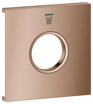 GROHE Metallplatte Grohtherm Aqua Tiles 107174, Symbol: Kopfbrause 6 warm sunset geb., 107174DL00 107174DL00