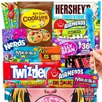 Candy & Bar Süßigkeit JUMBO USA Original Box, 21 US-Süßigkeiten & Snacks