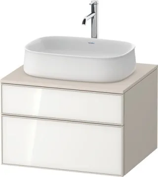 Duravit Zencha Konsolenwaschtischunterbau wandhängend Weiß & Taupe n/a & Supermatt 650x550x442 mm -  ZE4820064830000