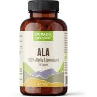 Dorado Superfoods ALA – Alpha-Liponsäure Kapseln 500 mg Kapseln, 120 St., 72 g