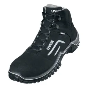uvex motion style Sicherheitsschuh Stiefel S2, schwarz/silber schwarz/silber 46 - 6979846