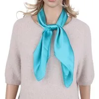 MIRROSI Nickituch Vierecktuch ca. 70x70cm Unifarbe, Damen Halstuch ideal für Frühling, Sommer oder Herbst