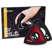 Vivitar Tierhaarentferner effizientere Tierhaarentfernung mit innovativem, dreieckigem Design, Teppich, Auto, Möbel, Kleidung, Bettwäsche, (Ideal für die Entfernung von Hunde- und Katzenhaaren, 2-tlg., Automatten, Möbeln, Kleidung und mehr. Perfekt f