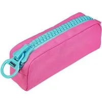 Idena Federtasche Idena 20099 - Faulenzer mit Riesenzipper, magenta