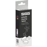 Sigg Trinkflasche SIGG 'Bottle Clean' Reinigungstabletten, 20 Stück, Umweltfreundliche Inhaltsstoffe – Biologisch abbaubare Bestandteile