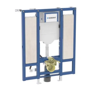 Geberit Duofix Wand-WC-Element 111375006 Unterputz-Spülkasten 12 cm, barrierefrei, für Stütz-/Haltegriffe, mit Sigma