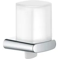 Keuco Seifenspender Elegance, aus Metall und Kristallglas, nachfüllbar ca. 180 ml, Wandmontage