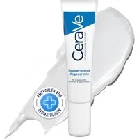 Cerave Augencreme gegen Augenringe und Schwellungen, Mit Hyaluron und 3 essenziellen Ceramiden, Regenerierende Augencreme
