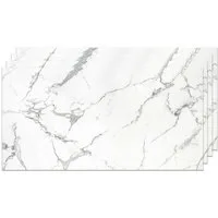 IZODEKOR 3D Wandpaneel IZODEKOR Wandverkleidung Marmoroptik 120x60cm Alternative zu Badfliese, Direkt auf Fliesen montierbar, fleckenabweisend