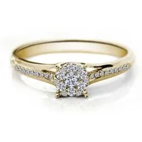 Adam & Eve Verlobungsring "AE25" Brillantring 585/- Gelbgold oder Weißgold 0,20 ct. (mit 31 Diamanten), inklusive Echtheitszertifikat - Gravur möglich