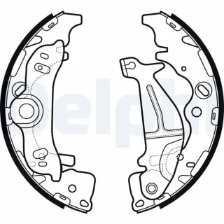 Delphi Bremsbacken hinten Hyundai H-1 LS2138