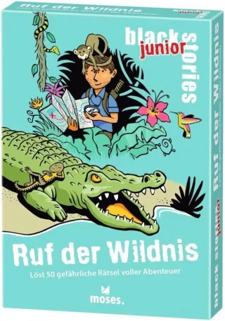black stories Junior - Ruf der Wildnis: 50 gefährlich knifflige Rätsel voller Abenteuer