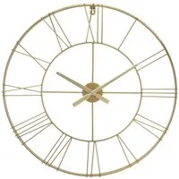 Atmosphera Créateur d'intérieur Wanduhr Wanduhr 3D-Optik, Metall, Ø 70 cm (3D-Optik)