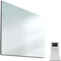 Klarstein Heizkörper Marvel Mirror, elektrischer Infrarot Heizung mit Thermostat Wärmestrahlung