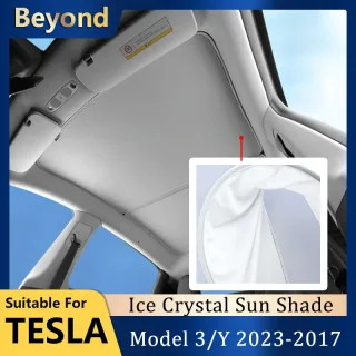4pcs Car Top Split Sunshade Cover Heat Insulation Crystal Sunshade Cover Roof Sunshade Front Rear Sunroof Skylight for T