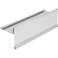 Sarei Haus- und Gartentechnik Dachdurchführung Sarei Ortblech mit Wasserfalz 1000 x 250 mm natur, ABS