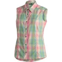 Maier Sports Funktionsbluse Paloma ärmellose Damen Bluse, sommerliches Blusen-Shirt, Karobluse, Reg. Fit