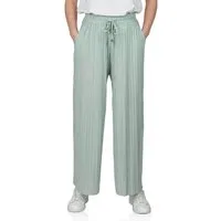 DENIMFY Chinohose Damen Palazzo Hose DFBrenda Loose Fit 7/8 Culotte mit Taschen