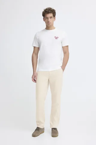 Casual Friday - CFPANDRUP 100% LINEN PANT plaza taupe melange - Gr. - 32