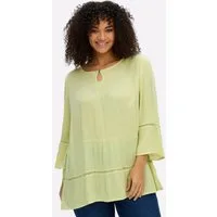 Sheego Klassische Bluse 3/4-Arm-Bluse 3/4-Arm