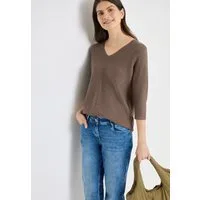 CECIL 3/4 Arm-Pullover im soften Baumwoll-Mix