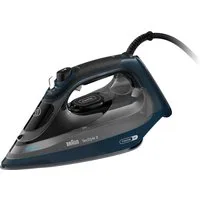 Braun Dampfbügeleisen TexStyle 9 SI 9682 DB - 3.200 W, 260 g Dampfstoß, 330 ml Wassertank, 3200 W, 60 g Dampfmenge, EloxalPlus Bügelsohle, Entkalkungssystem/-erinnerung