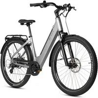 SAXXX E-Bike Cityrad 28 Zoll Damen/Herren, SAXXX CSE/SUV, 468Wh, 95 % vormontiert, 7 Gang SHIMANO Altus Schaltwerk, Kettenschaltung, Hinterradmotor, 468 Wh, (mit Tiefeinstieg, mit Gepäckträger, abnehmbarer Akku), 250W Heckmotor, Pedelec E-Citybike, E