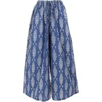Guru-Shop Relaxhose Palazzohose, Hosenrock, Baumwollhose mit.. alternative Bekleidung