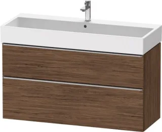 Duravit D-Neo Waschtischunterbau wandhängend Nussbaum dunkel Matt 1184x442x625 mm - DE4375070210000 DE4375070210000