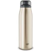 Alfi Isolierflasche ISO BOTTLE, Edelstahlkörper, spülmaschinenfest, 0,5l, 12h heiß & 24h kalt, Trinköffnung mit konsistentem Trinkfluss
