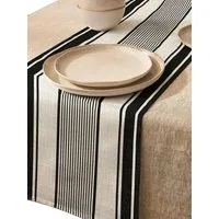 LIVINA HOME Tischläufer Premium Tischdecke abwaschbar, Tischband, moderne Leinenoptik Decke, Tischtuch, Gartentischdecke, Tafeltuch, Oster Deals Sale!