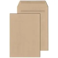 KK Verpackungen Briefumschlag, Versandtaschen Kuverts DIN C4 229 x 324 mm Selbstklebung Braun