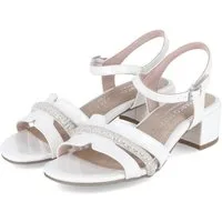 MARCO TOZZI Marco Tozzi 2-88301-46-418 Damen Textil & Synthetik white Sandalette