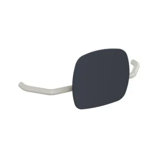 Hewi 801 Rückenstütze 801.51.907297 Wandabstand 230mm, Lehne anthrazitgrau, lichtgrau
