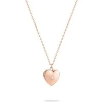 Tamaris Kette mit Anhänger Schmuck Geschenk Edelstahl Halskette Herz Medaillon zum öffnen