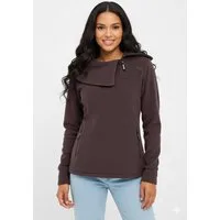 Bench. Fleecepullover APRILLE warmes, tailliertes Fleeceshirt mit Troyerkragen und Seitentaschen