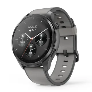 Hama Smartwatch "Smartwatch m. GPS (1,43", Musikspeicher, Telefonfunktion, wasserdicht)"(/ 1,43 ″)